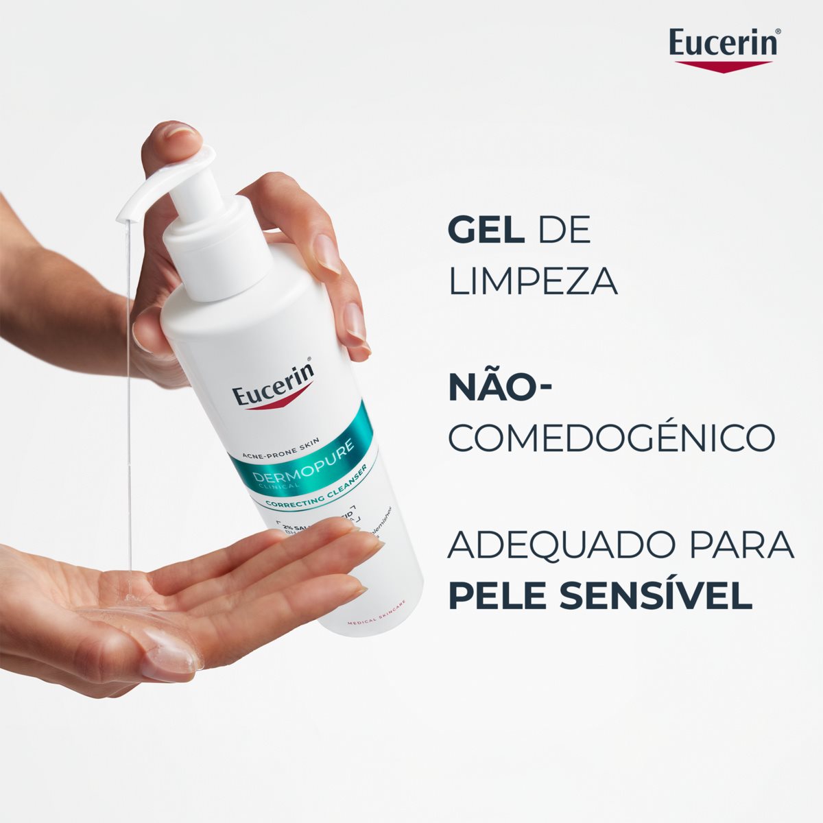 Eucerin DermoPure Clinical Gel de Limpeza Concentrado 400ml