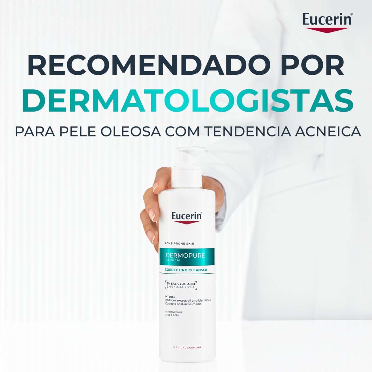 Eucerin DermoPure Clinical Gel de Limpeza Concentrado 400ml