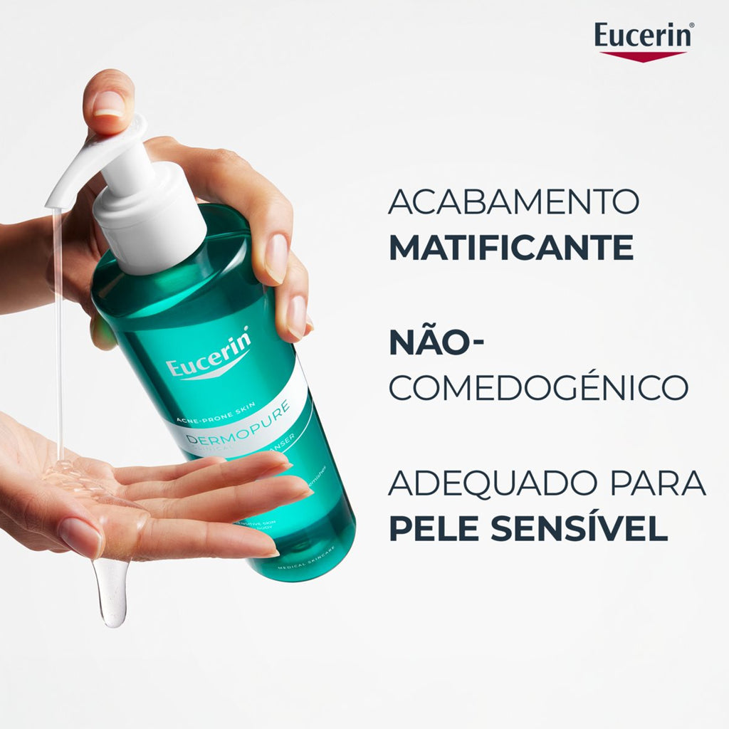 Eucerin DermoPure Clinical Gel de Limpeza Purificante 400ml
