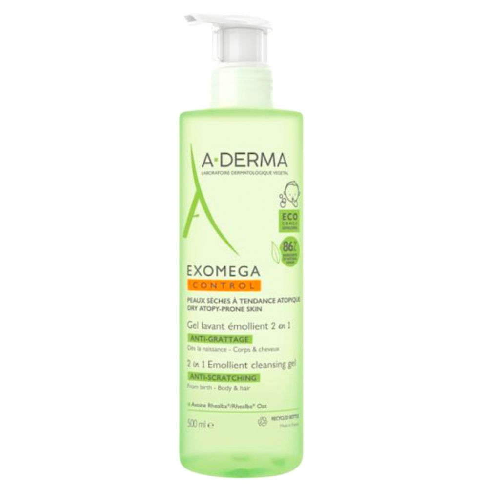 A-Derma Exomega Gel de Banho 500 ml
