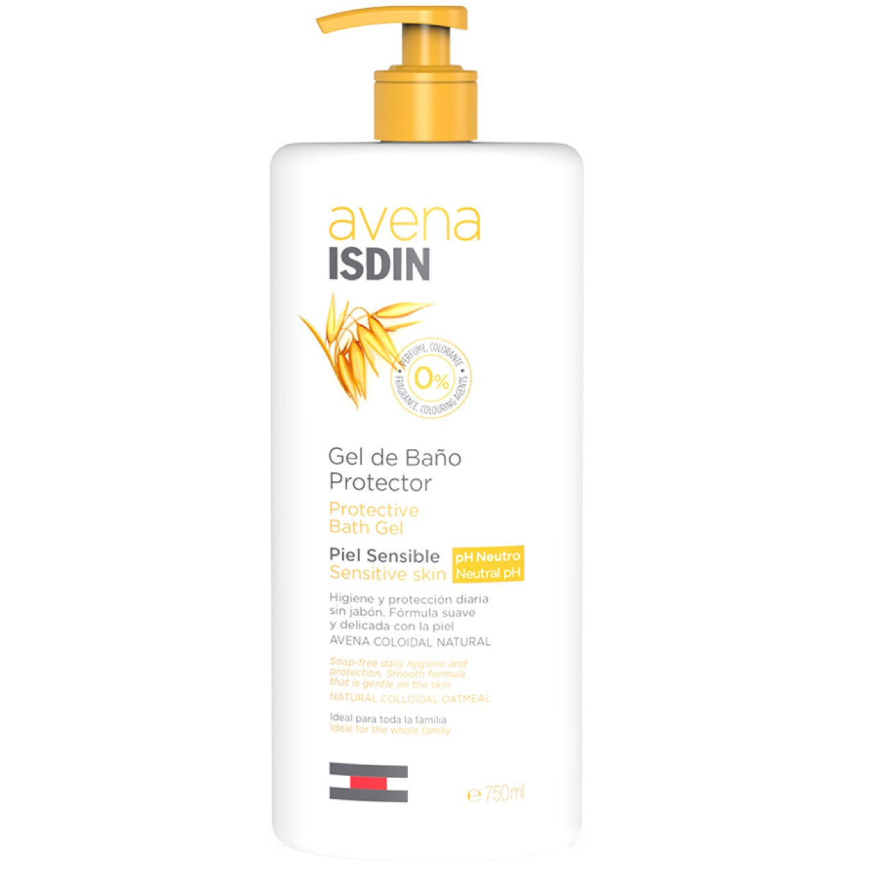 جل استحمام واقي من أفينا إسدين 750 مل