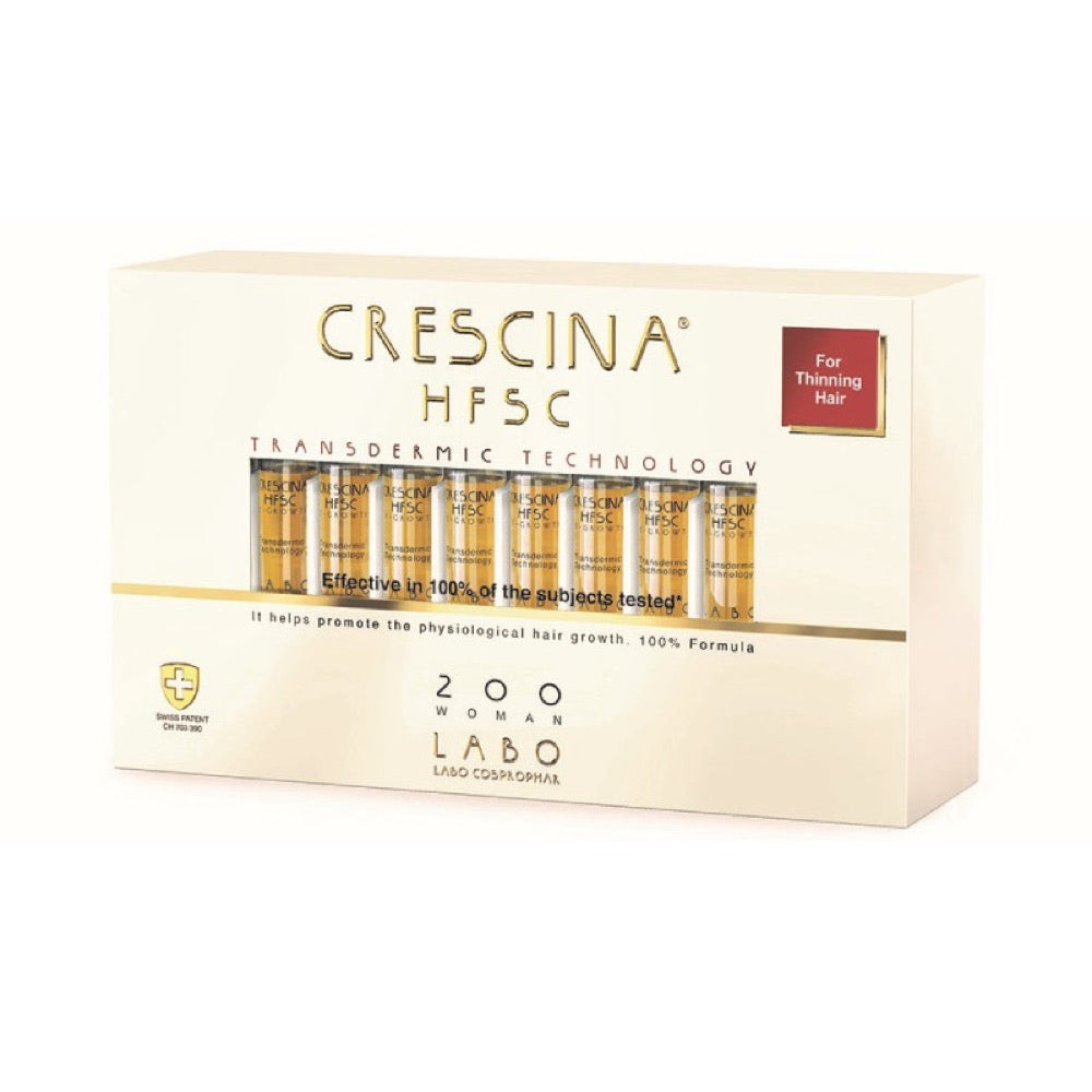 Crescina Transdermic HFSC Re-Growth 200 Mulher 20 Ampolas 3.5 ml