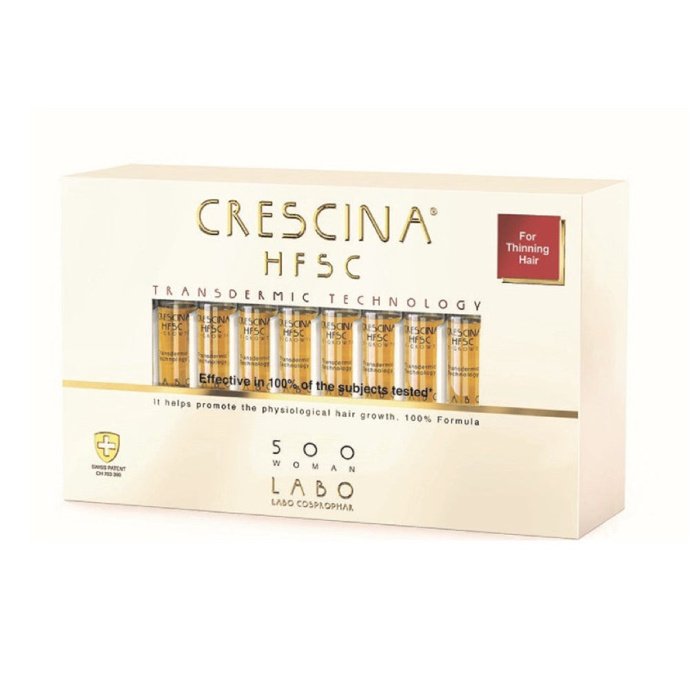 Crescina Transdermic HFSC Re-Growth 500 Mulher 20 Ampolas 3.5 ml