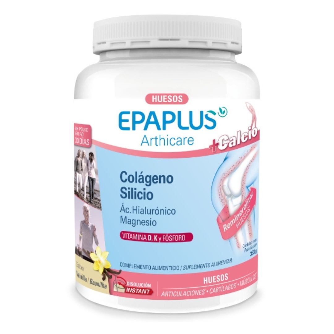 Epaplus Arthicare Redensify Colagénio Silício Cálcio Sabor a Baunilha