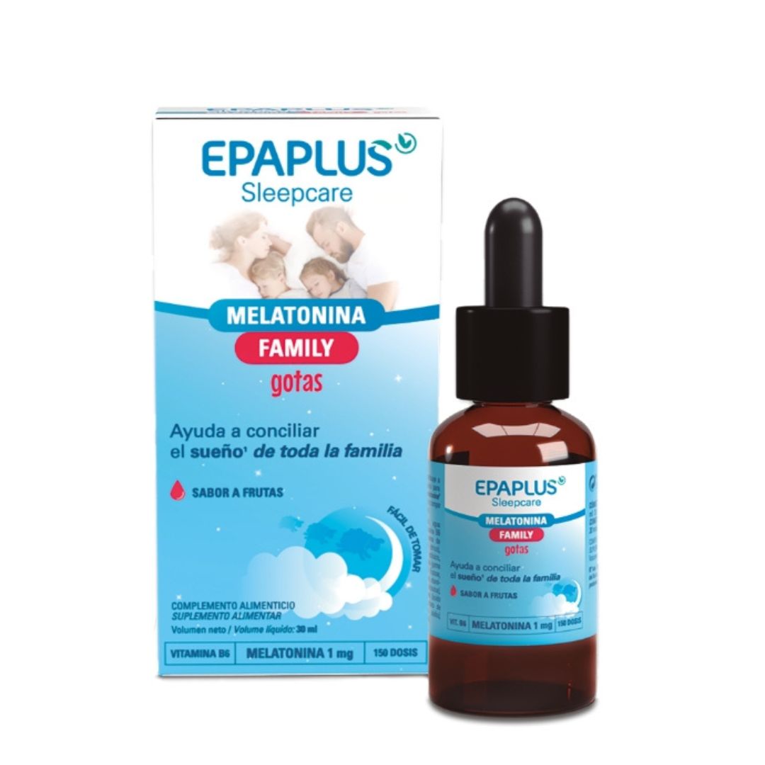 Epaplus Sleepcare Melatonina Gotas Para Toda a Família
