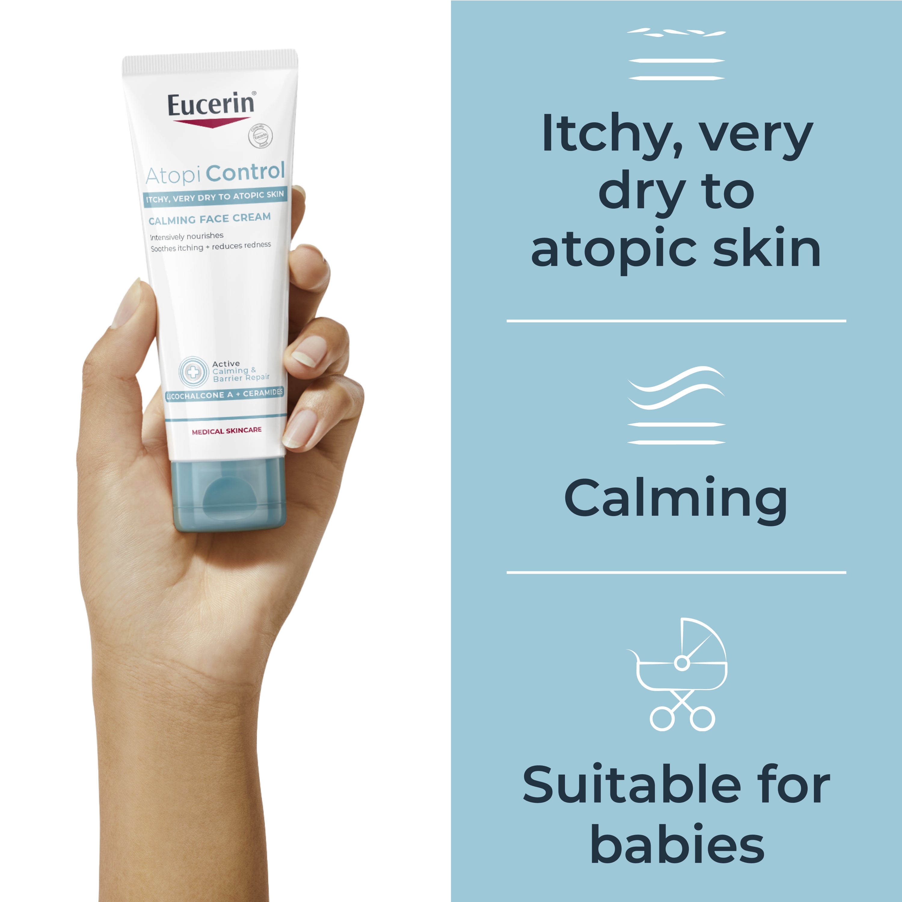Eucerin AtopiControl Creme para o Rosto 50 ml