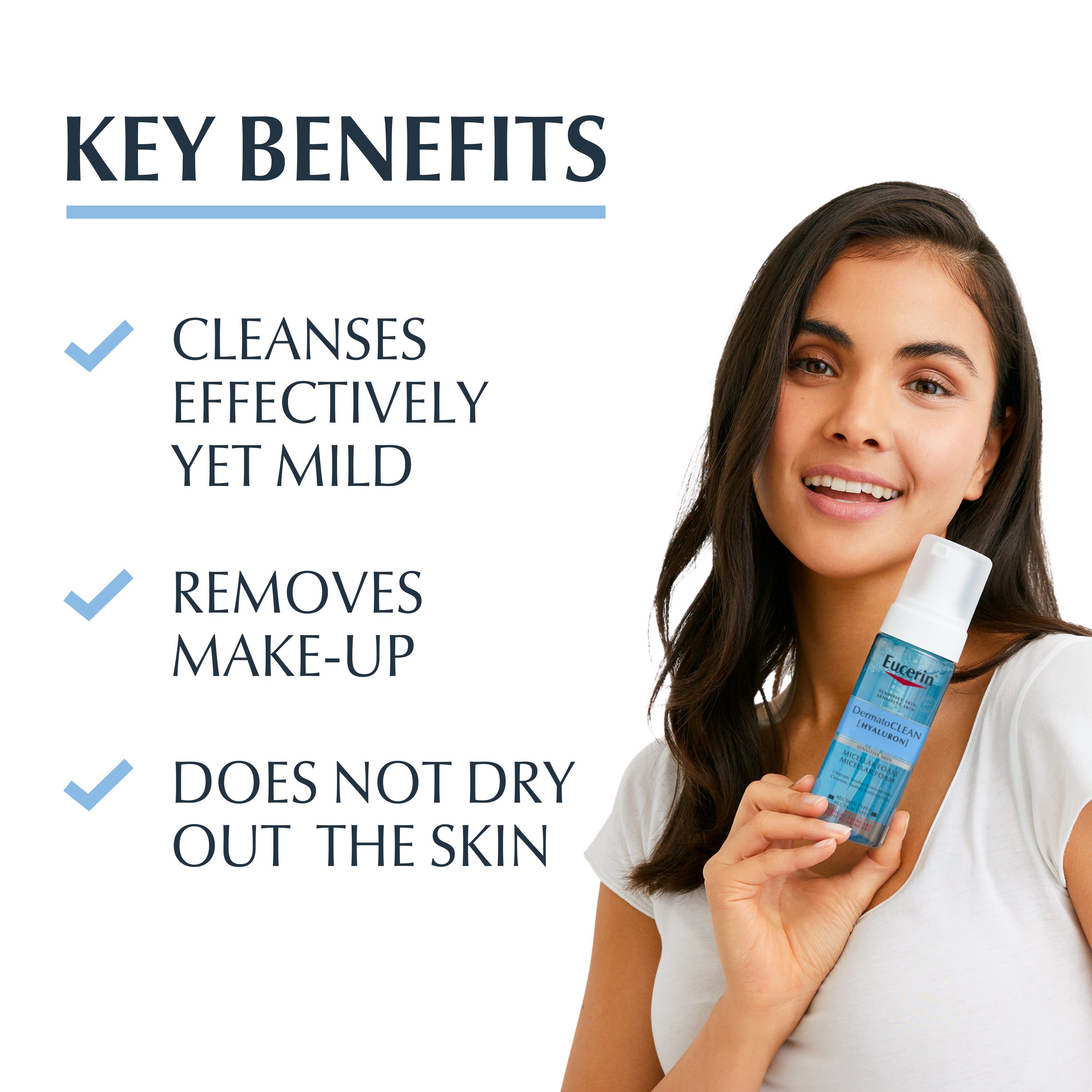 Eucerin DermatoCLEAN [HYALURON] Espuma Micelar 150 ml