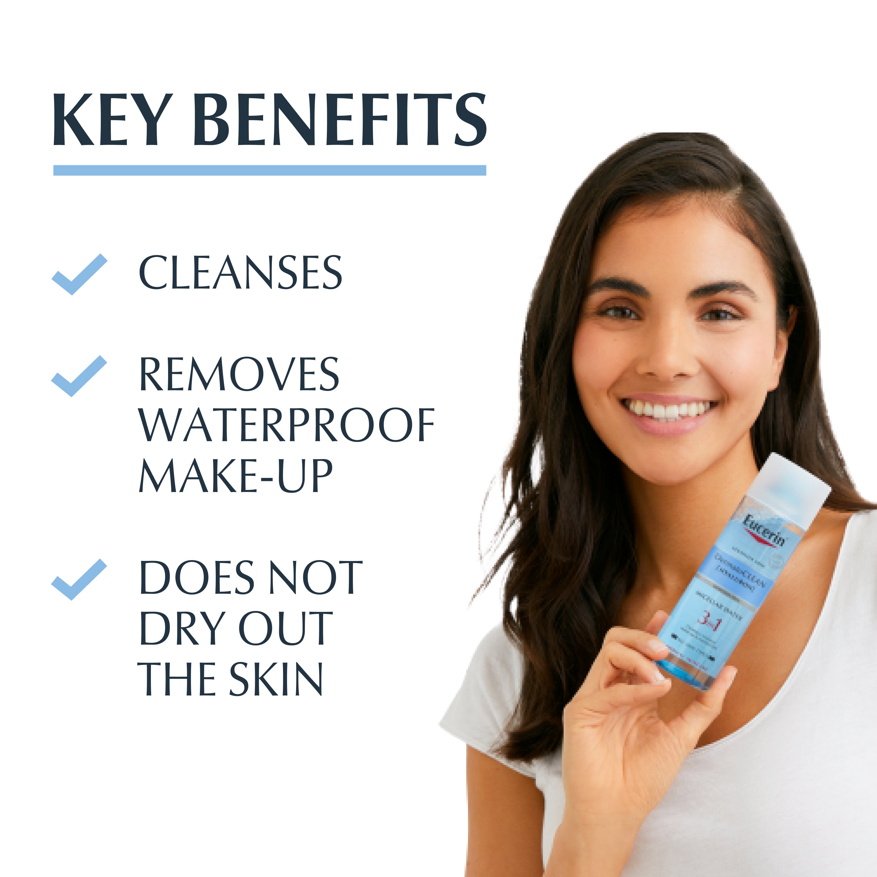 يوسيرين ديرماتوكلين 3 في 1 محلول تنظيف ميسيلار 200 مل