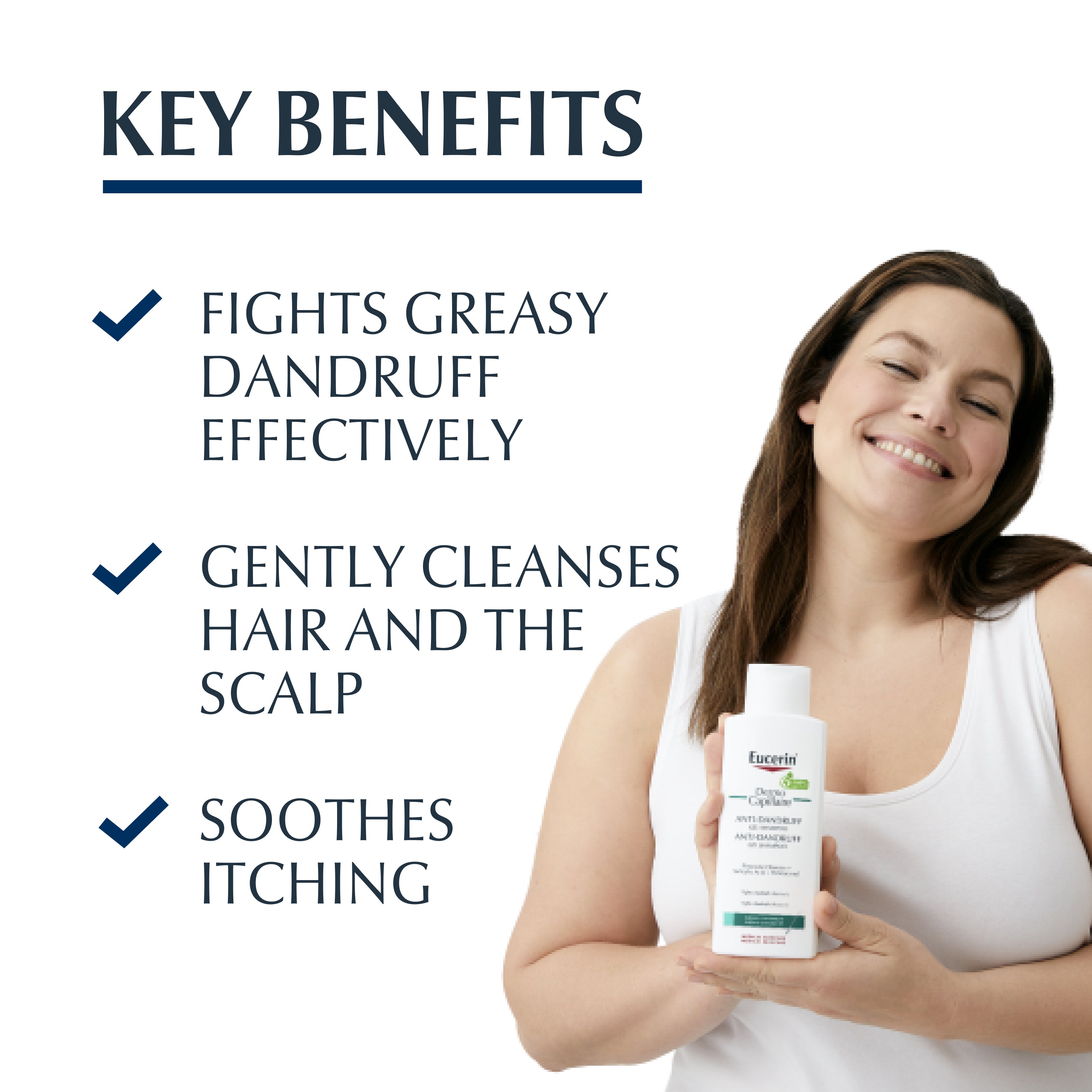 Eucerin DermoCapillaire Gel Champô Anti-caspa 250 ml