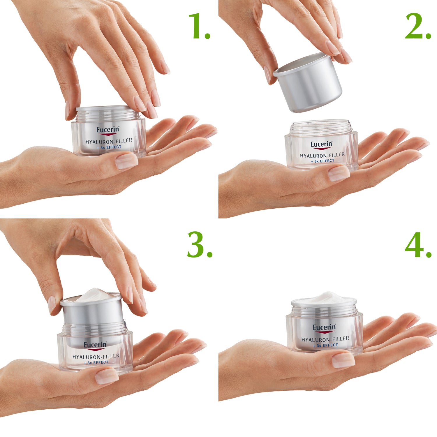 Eucerin Hyaluron Filler 3x Effect Creme de Noite Recargas – 50 ml