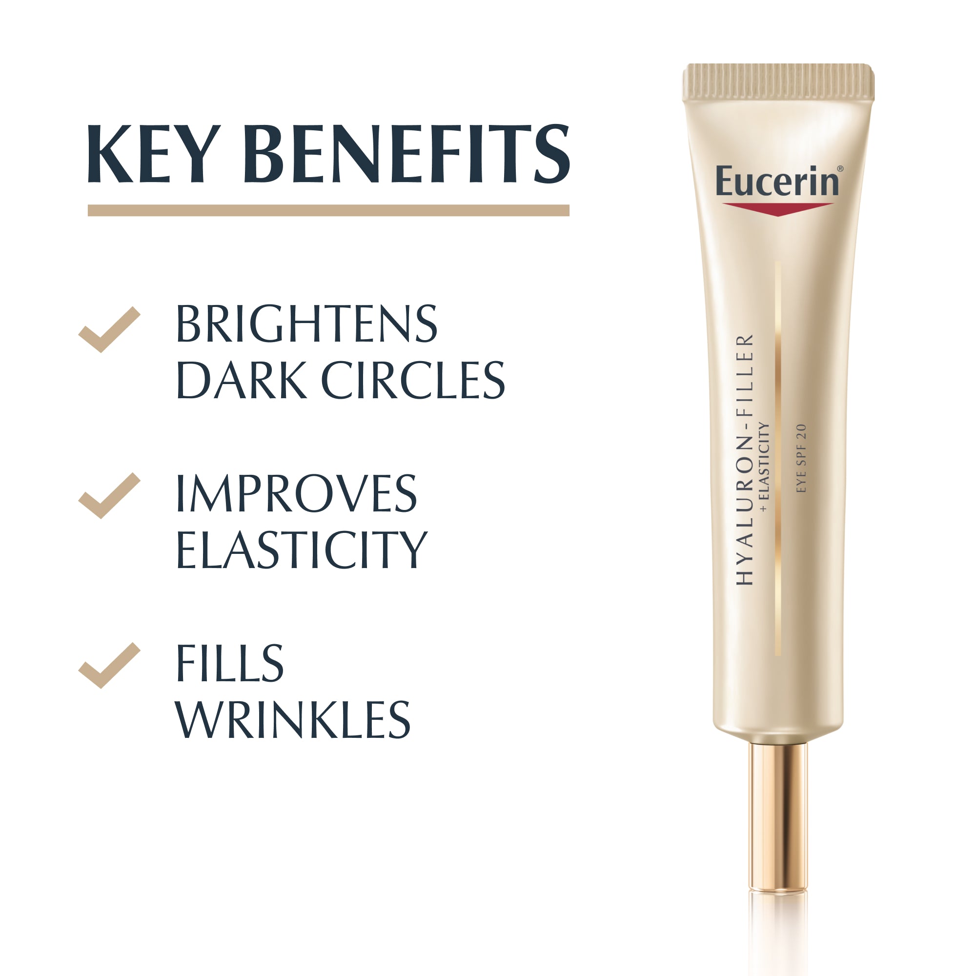 Eucerin Hyaluron-Filler + Elasticity Contorno de Olhos 15ml