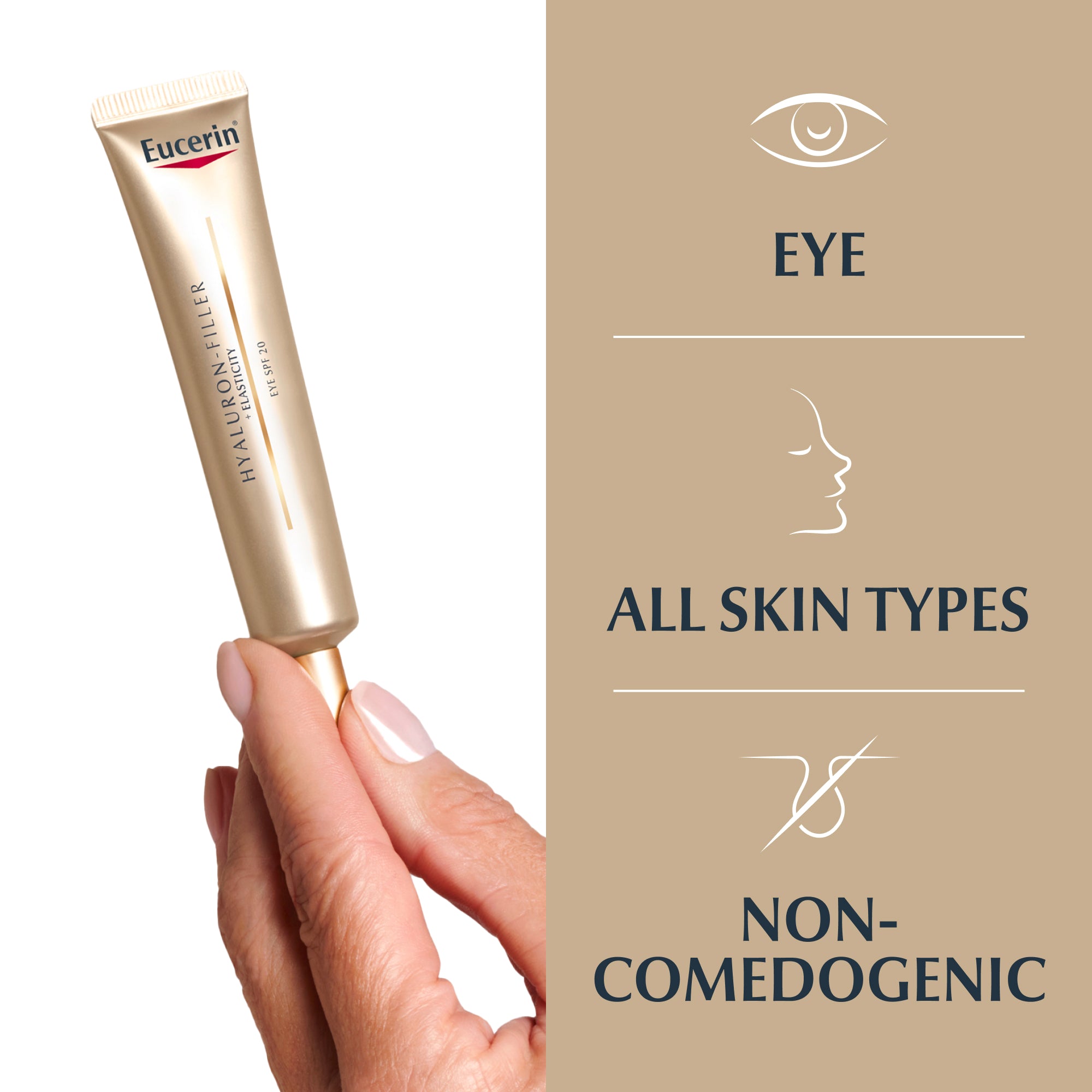 Eucerin Hyaluron-Filler + Elasticity Contorno de Olhos 15ml