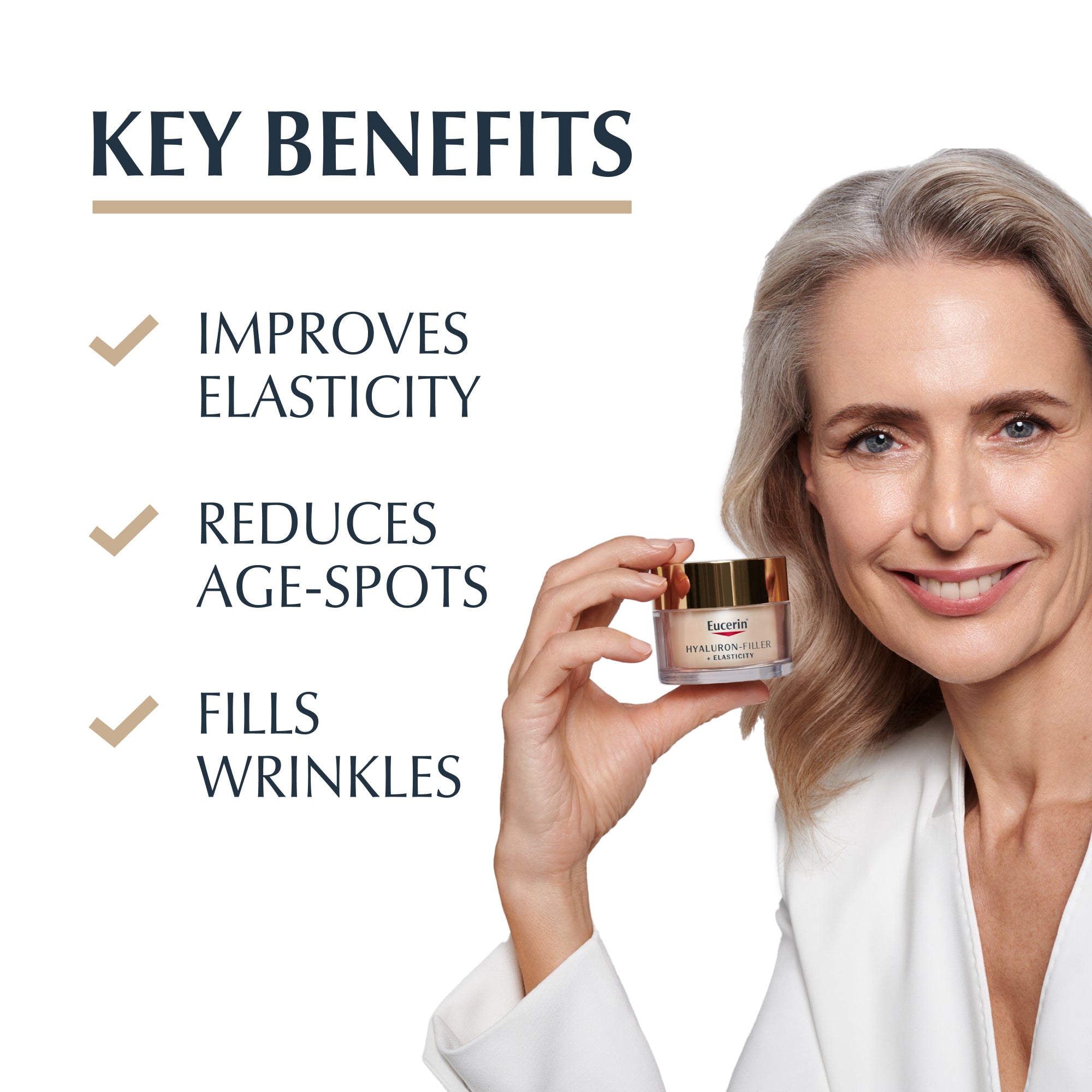 Hyaluron-Filler + Elasticity Creme de Dia FPS 15 50ml