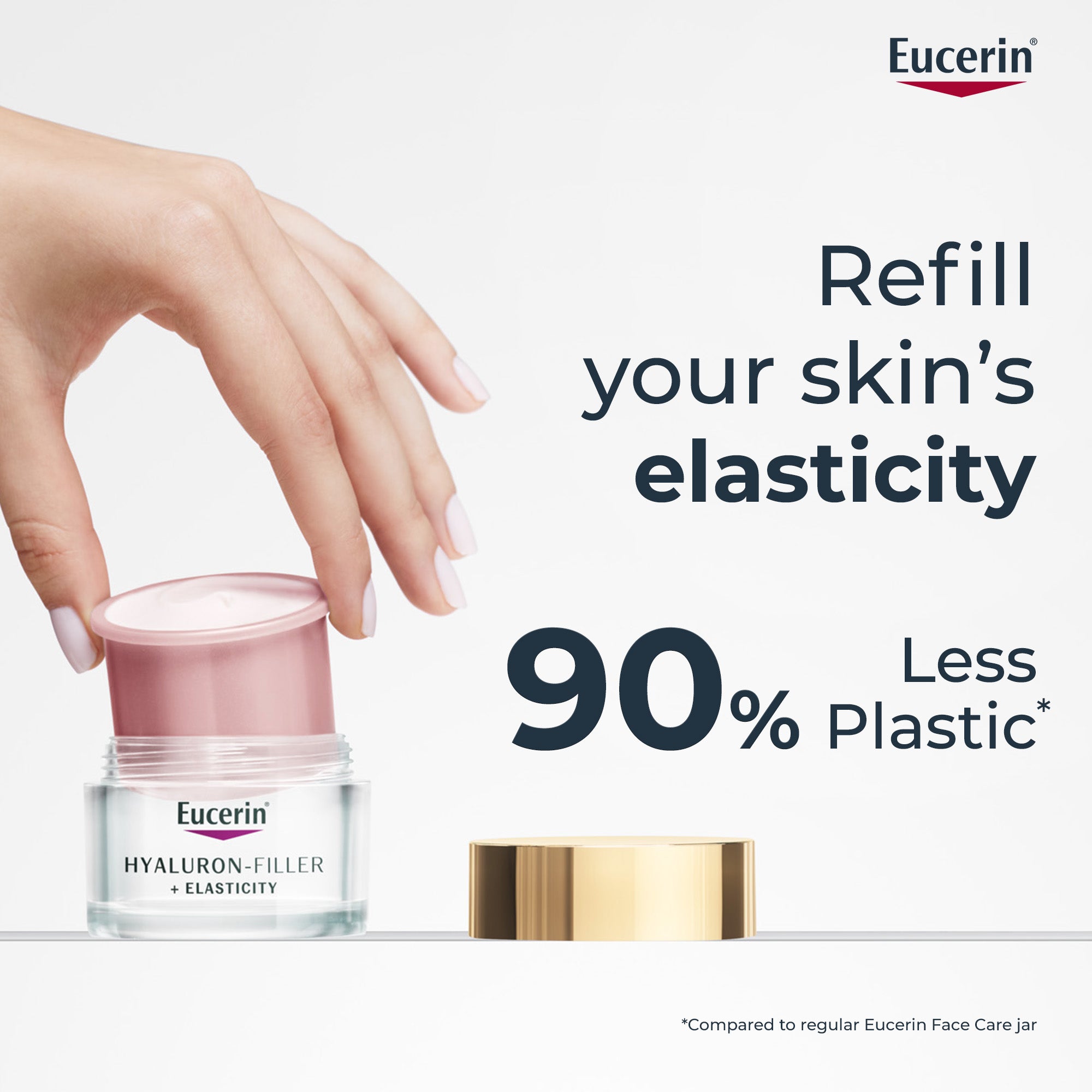 Eucerin Hyaluron-Filler + Elasticity Day Rose FPS 30 Recarga 50 ml