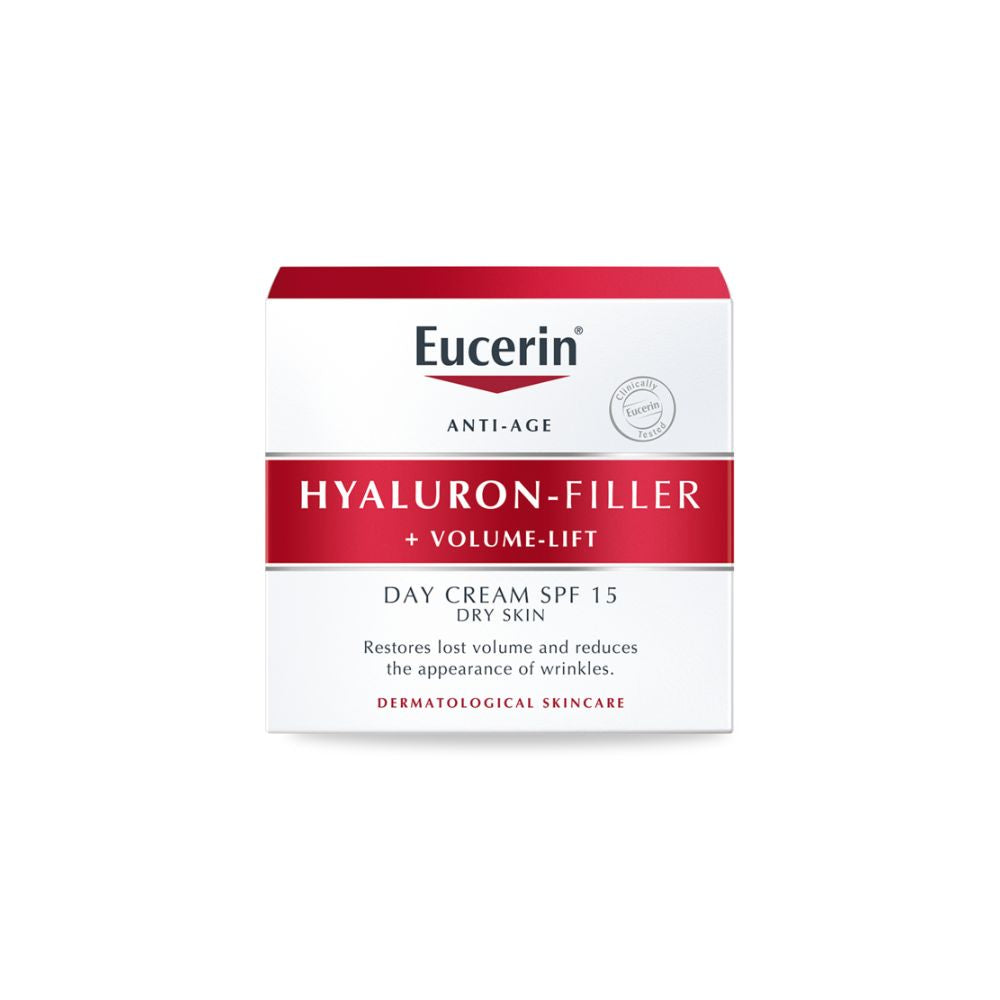 Eucerin Hyaluron-Filler + Volume-Lift Creme de Dia - Pele Seca 50 ml