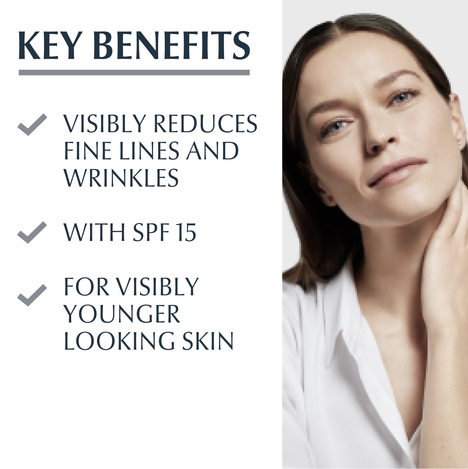 Eucerin Hyaluron-Filler 3x Effect Creme de Dia - Pele Normal a Mista FPS 15 50 ml