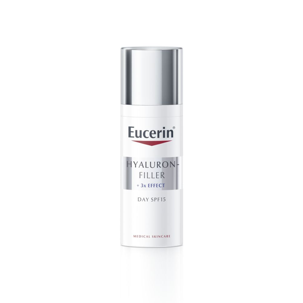 Eucerin Hyaluron-Filler 3x Effect Creme de Dia - Pele Normal a Mista FPS 15 50 ml