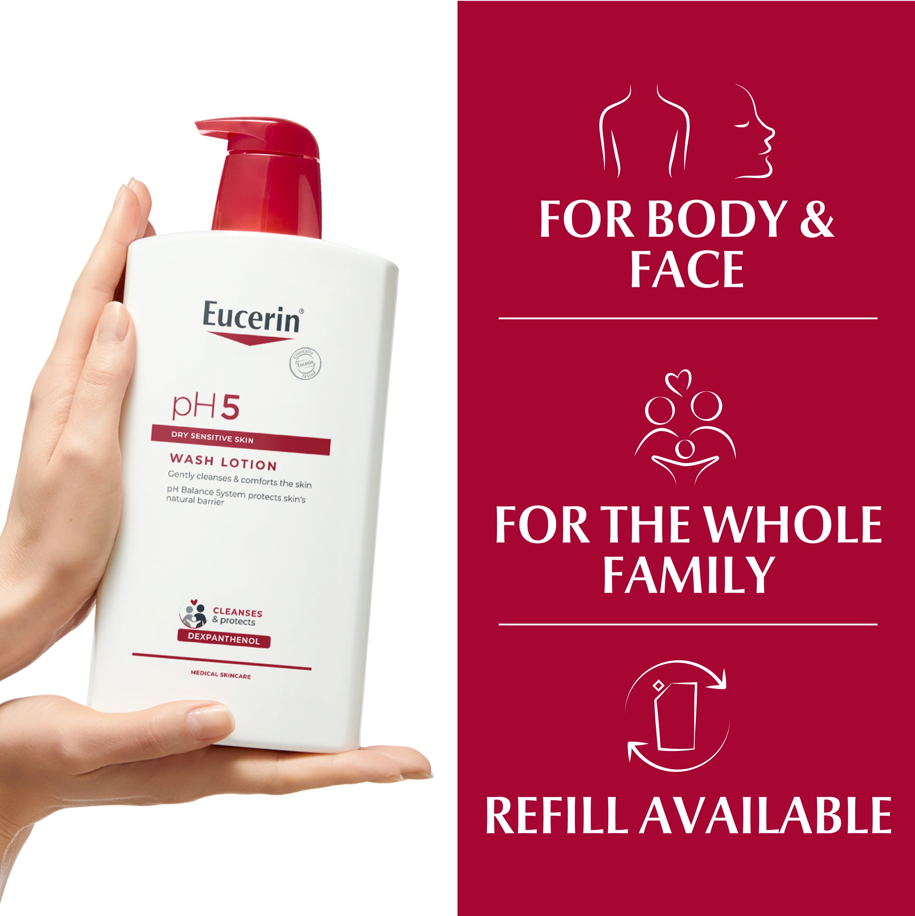 Eucerin pH5 Gel de Banho 1 L