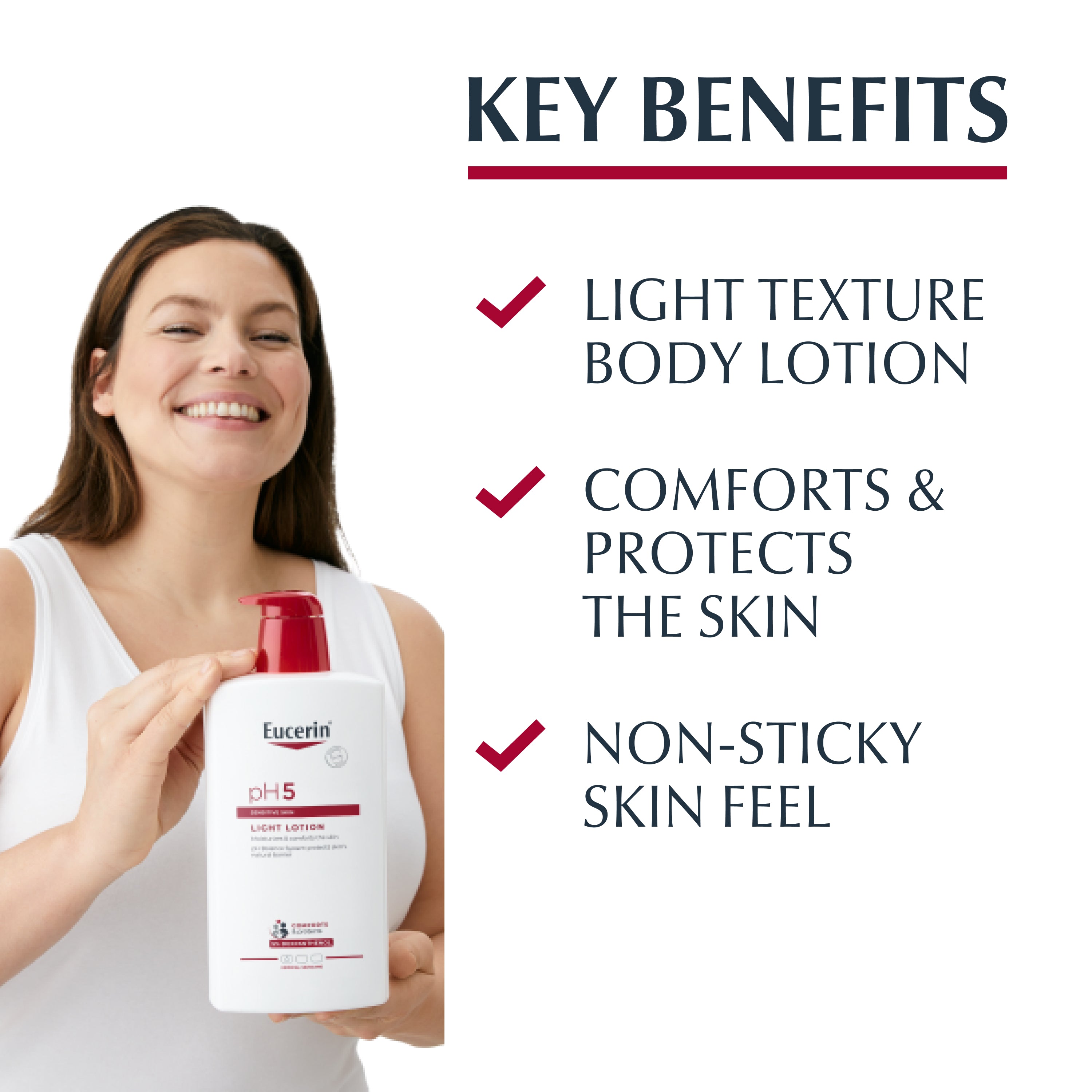 لوشن يوسيرين المرطب الخفيف بدرجة حموضة 5، 1000 مل