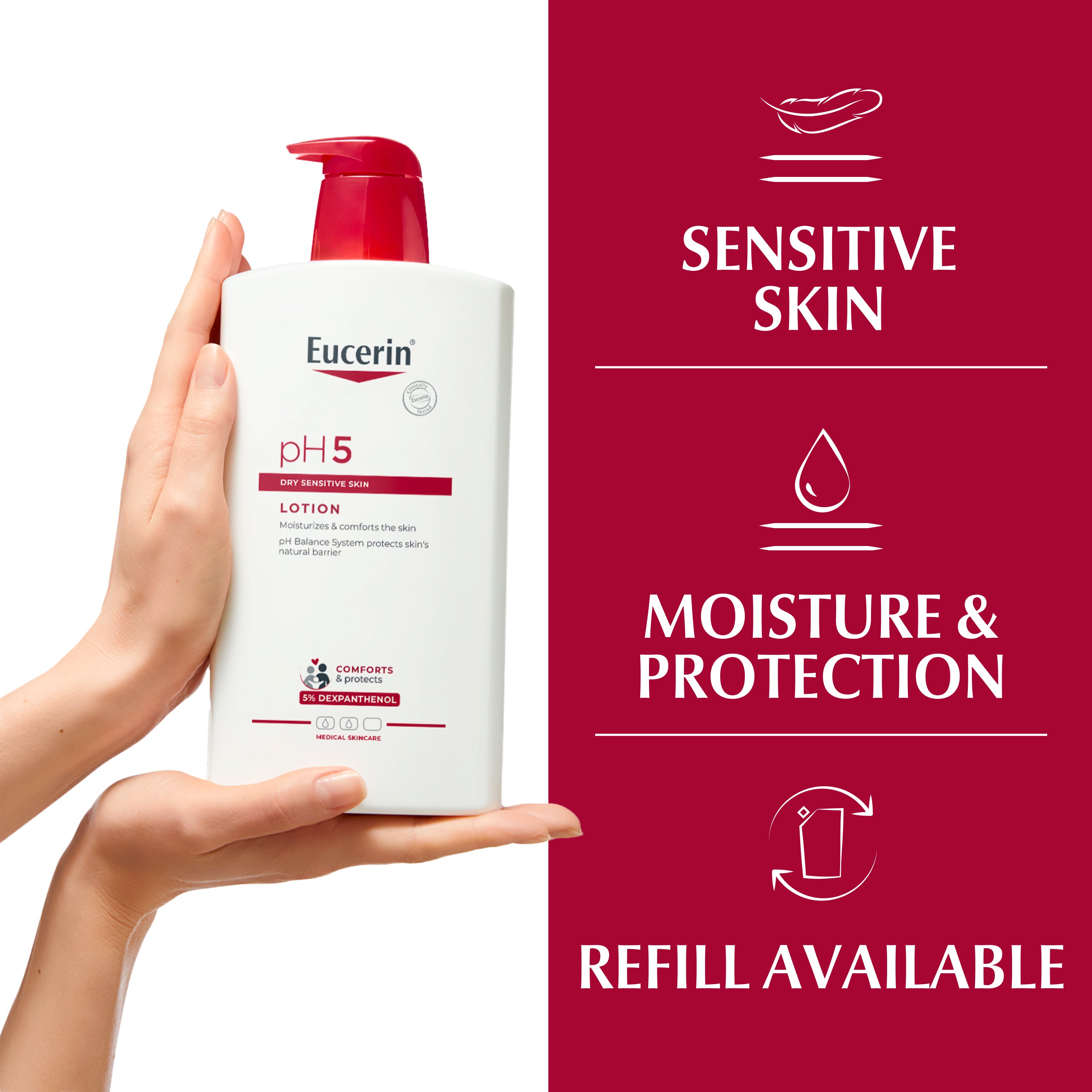 Eucerin pH5 Loção Hidratante 1 L