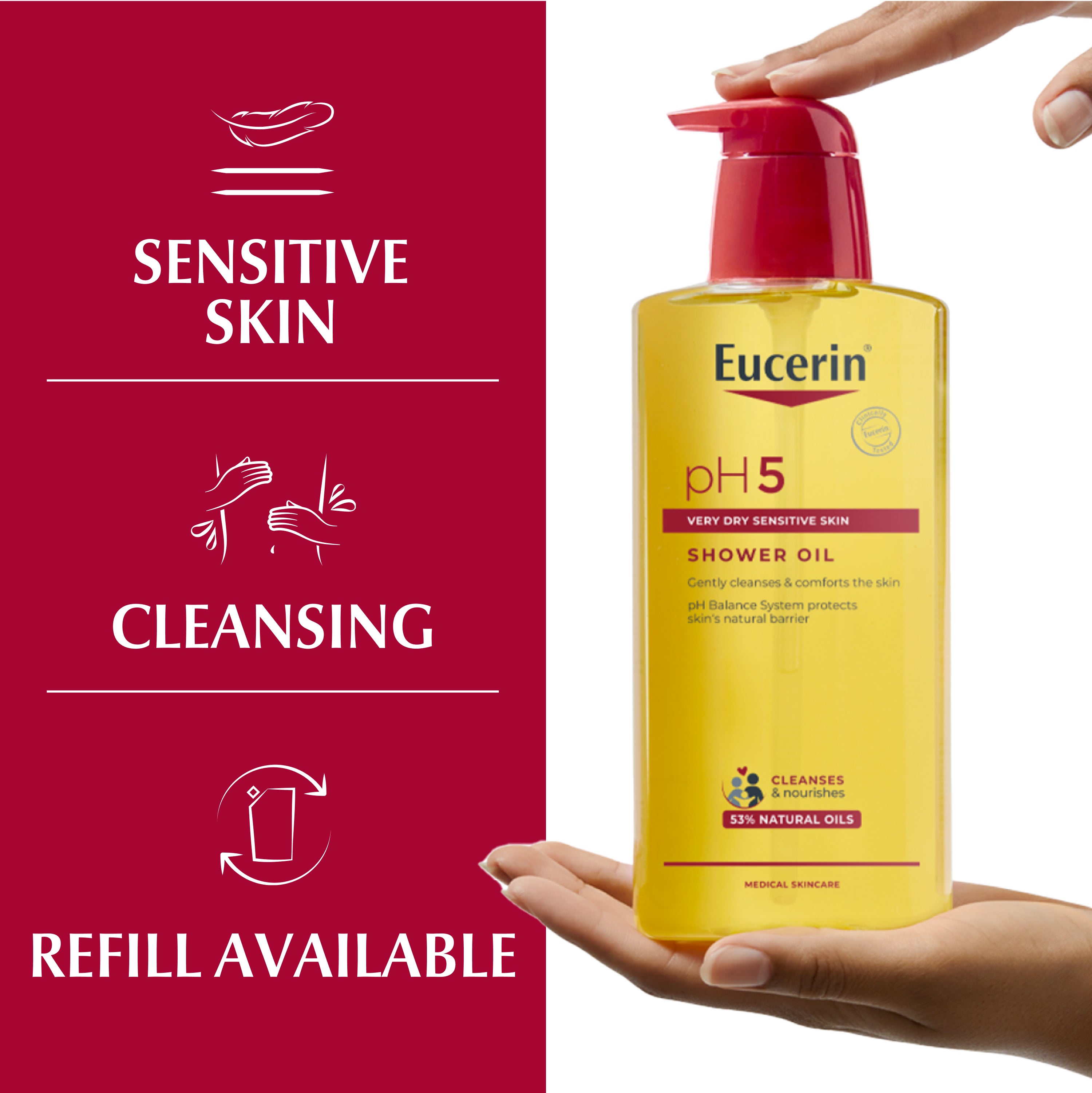 Eucerin pH5 Óleo de Duche 400 ml