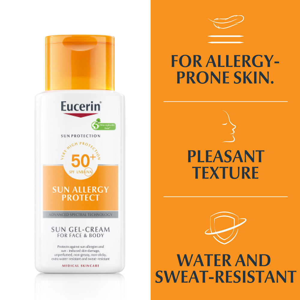 Eucerin Sun Creme-Gel solar Proteção Alergias 150 ml