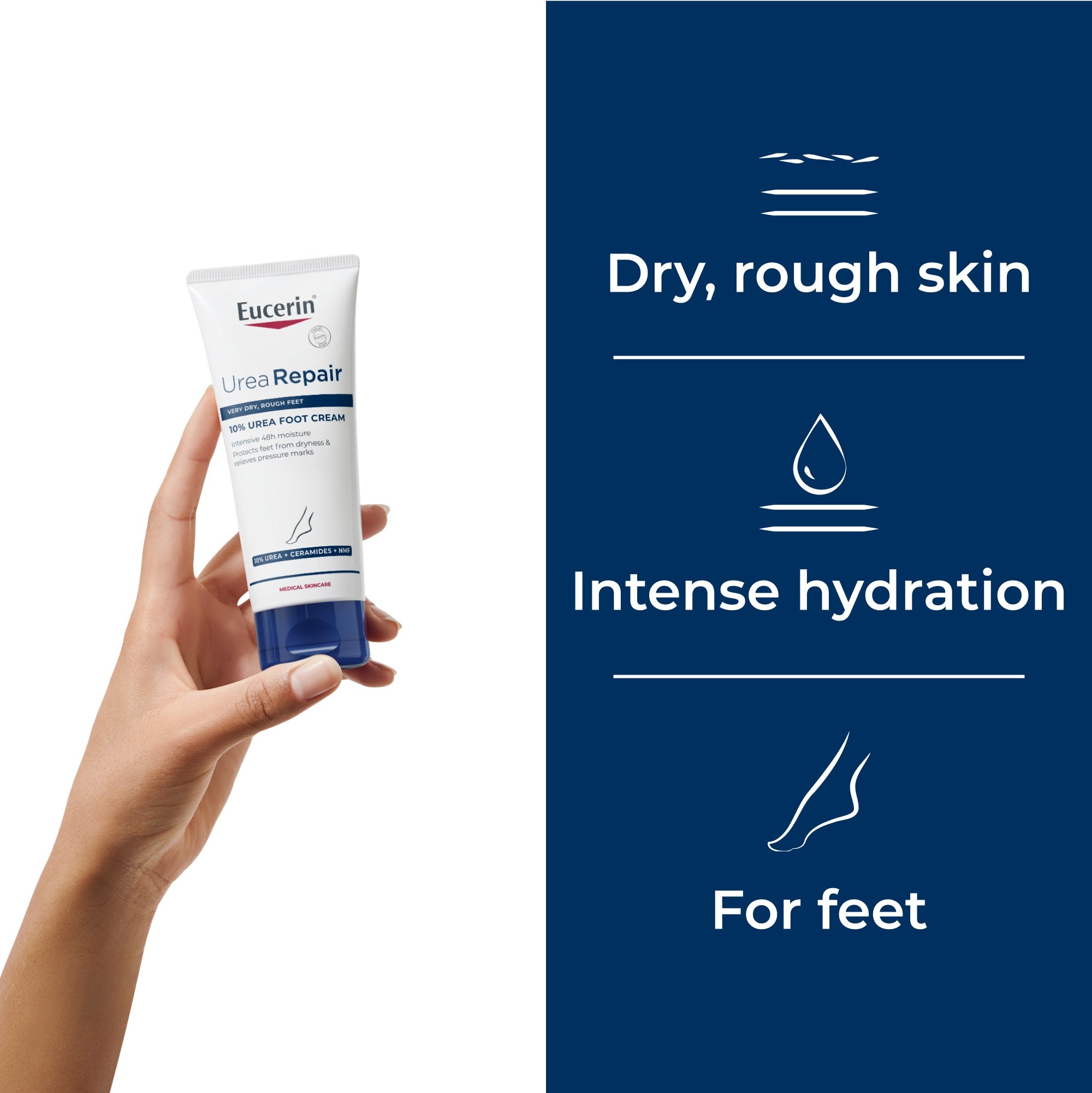 Eucerin UreaRepair Plus Creme de Pés 10% Ureia 100ml