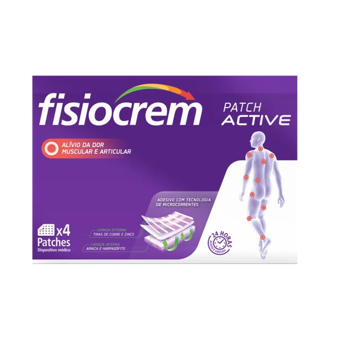 Fisiocrem Patch Active 4 Unidades