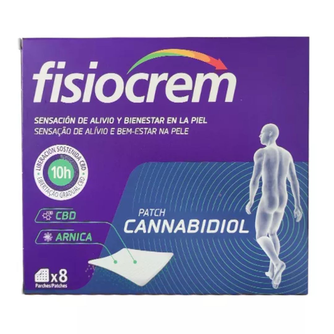 Fisiocrem Patch Cannabidiol 8 unidades