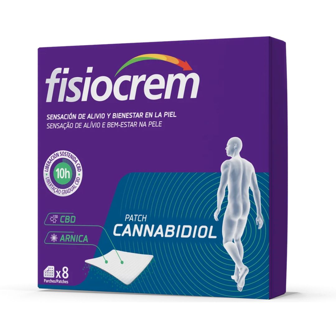 Fisiocrem Patch Cannabidiol 8 unidades