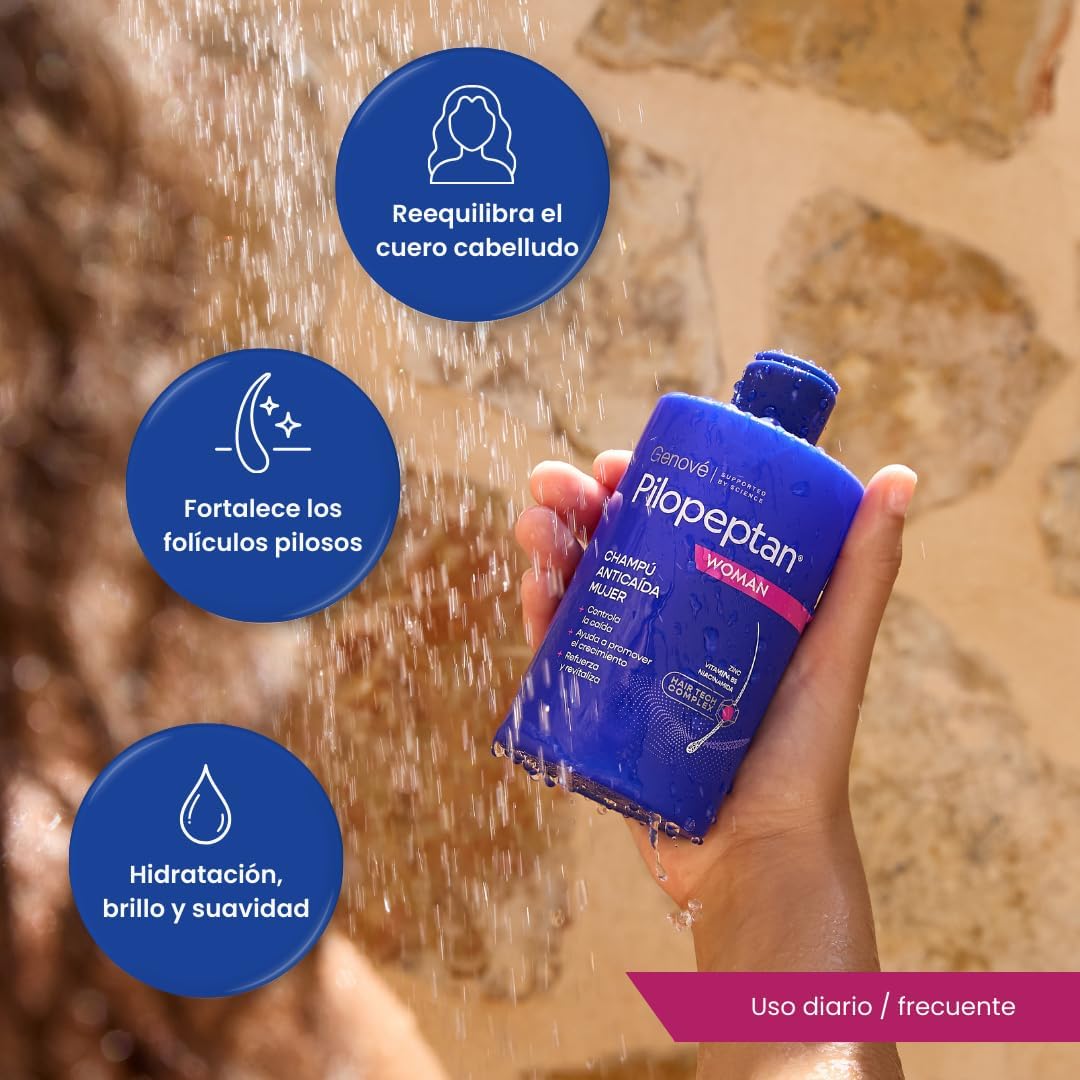 Genové Pilopeptan Woman Champô Anti-Queda Cabelo 250ml