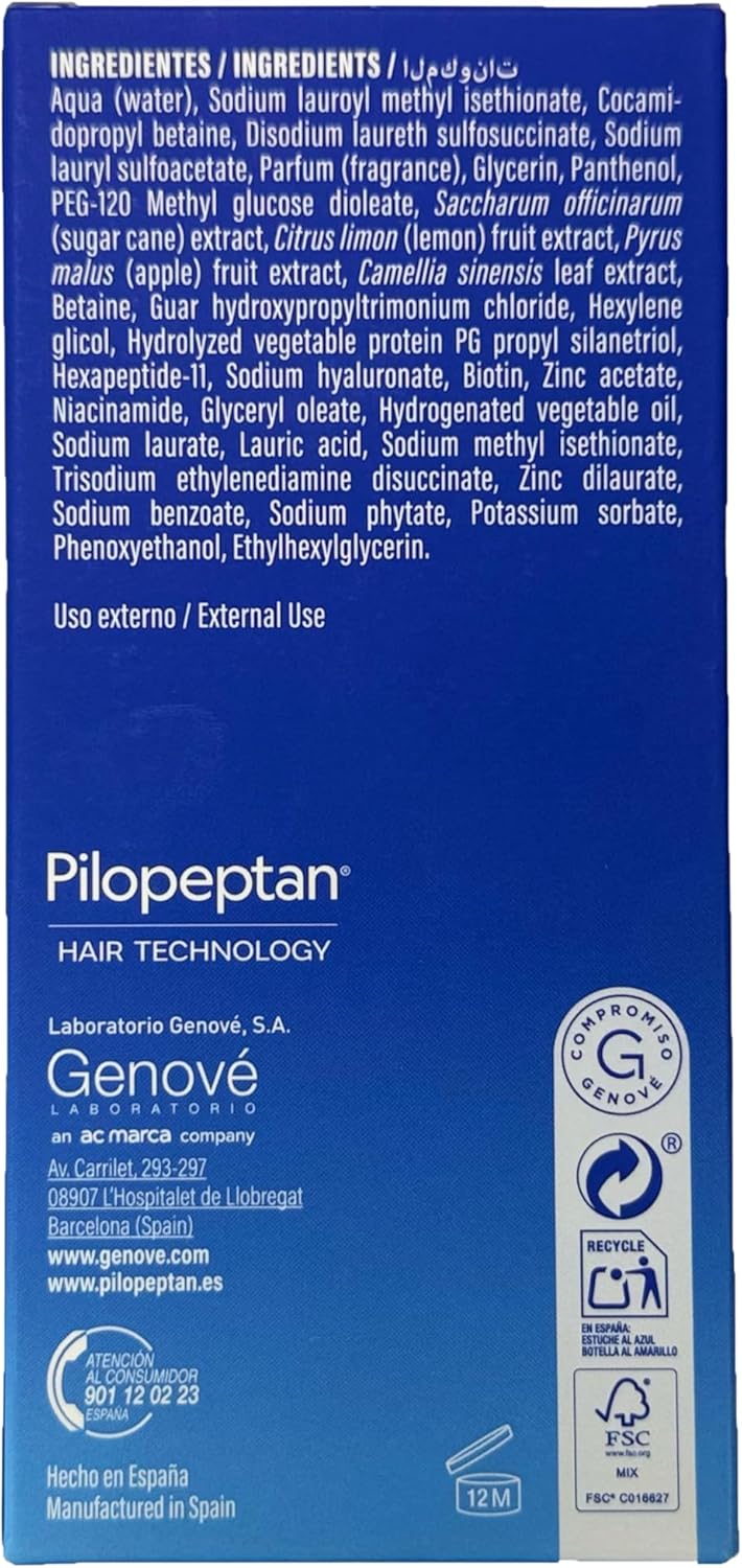 Genové Pilopeptan Woman Champô Anti-Queda Cabelo 250ml