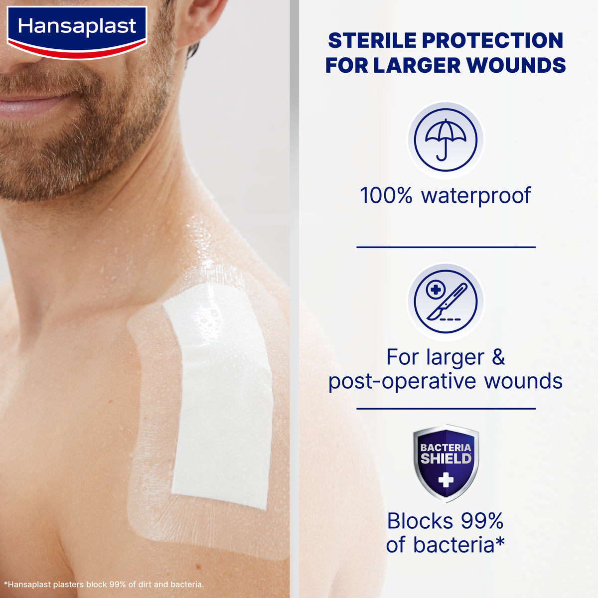 Hansaplast Aqua Protect 3XL 5 Pensos