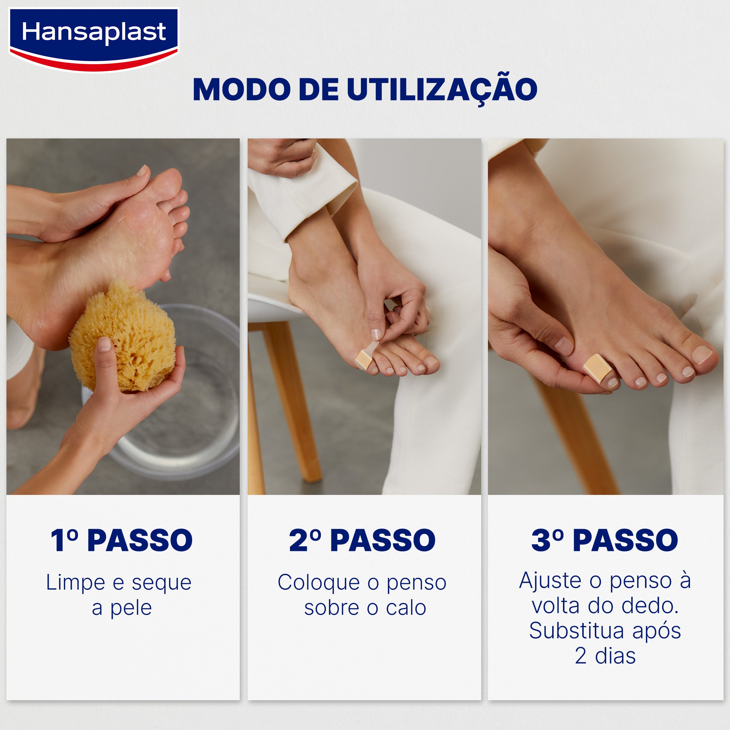 Hansaplast Cuidado dos Pés Pensos para Calos 8 Unidades
