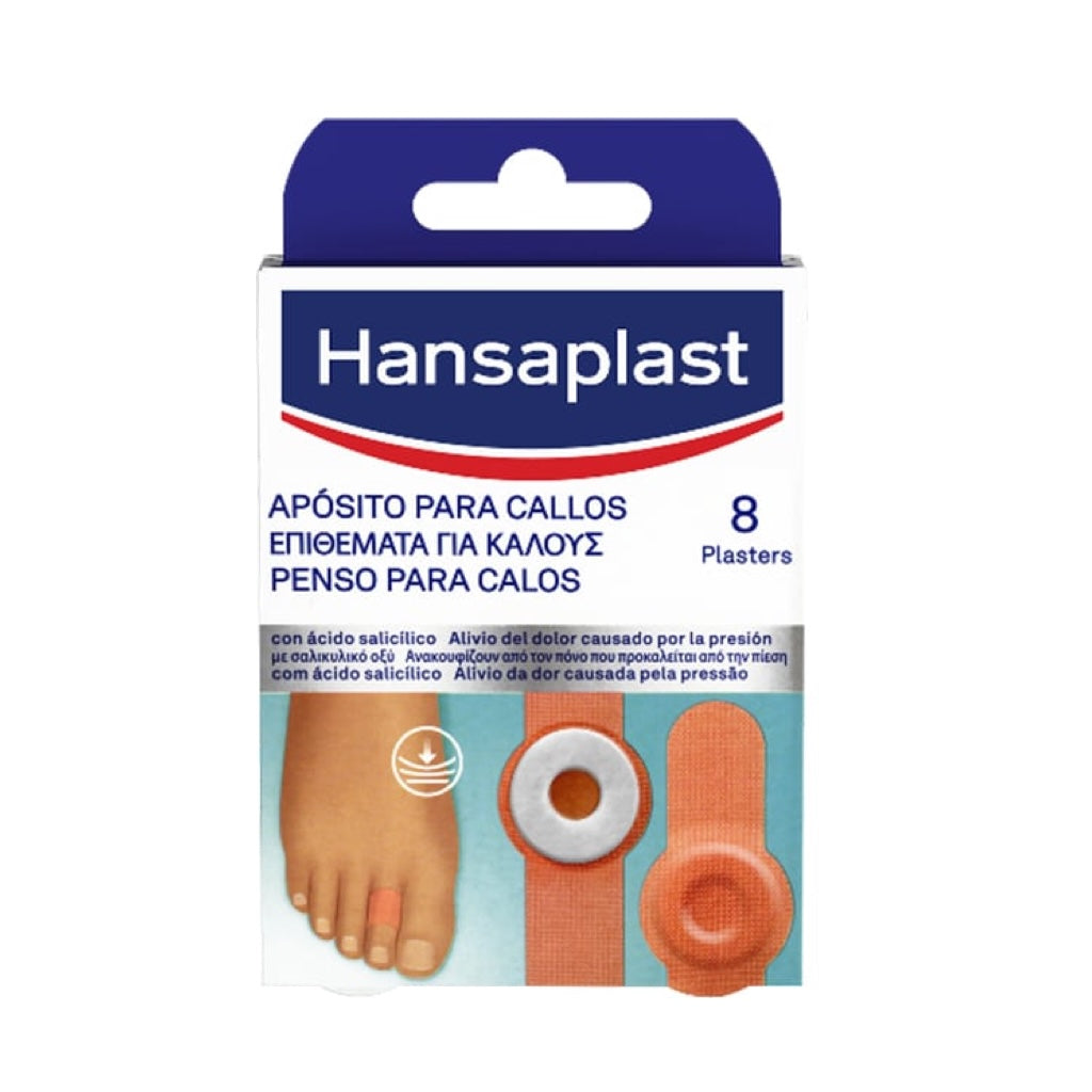 Hansaplast Cuidado dos Pés Pensos para Calos 8 Unidades
