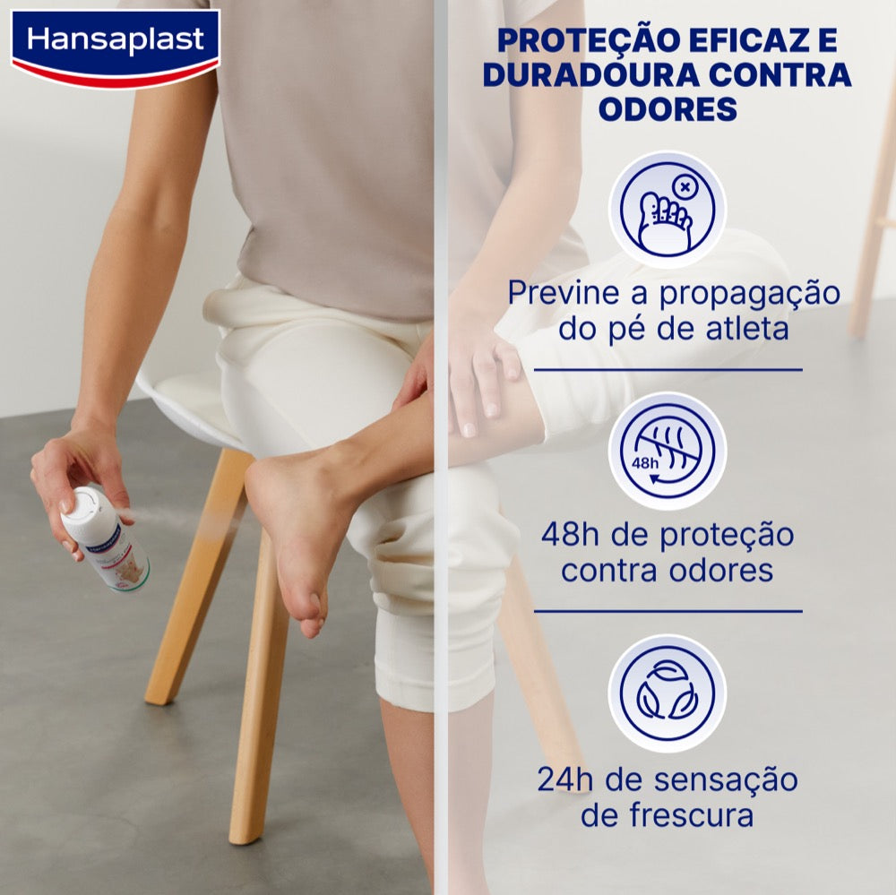 مزيل عرق القدمين هانزابلاست 2 في 1، 150 مل