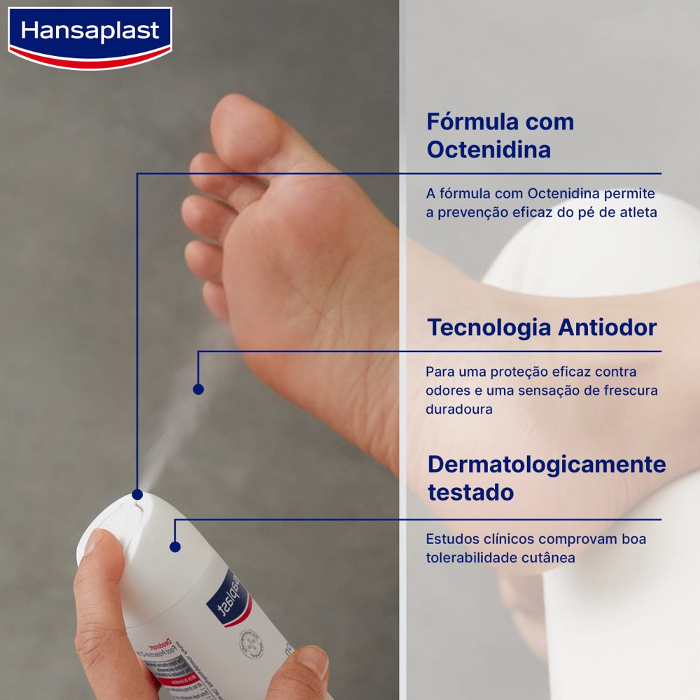 مزيل عرق القدمين هانزابلاست 2 في 1، 150 مل
