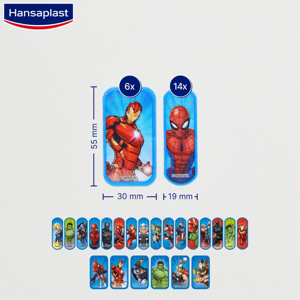 Hansaplast Kids Pensos Marvel 20 Pensos