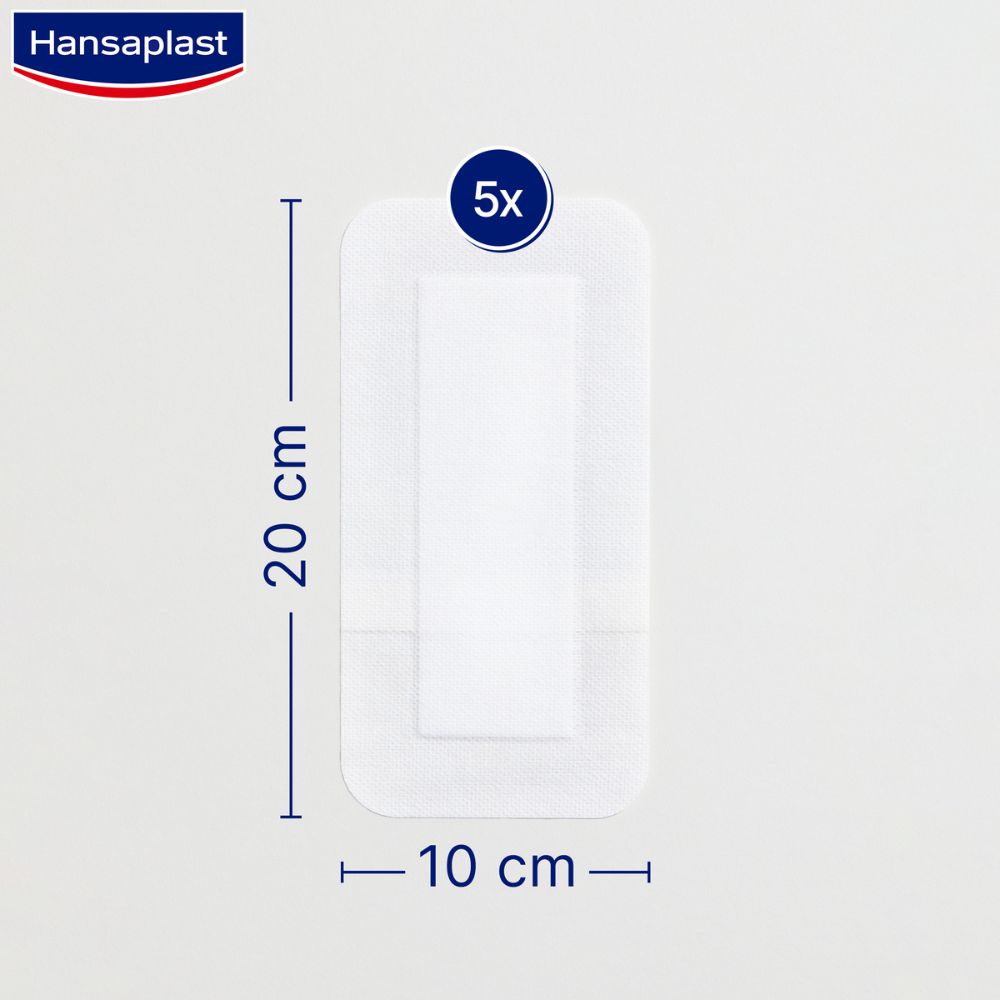 Hansaplast Sensitive Pensos 10x20cm 4XL 5 Unidades