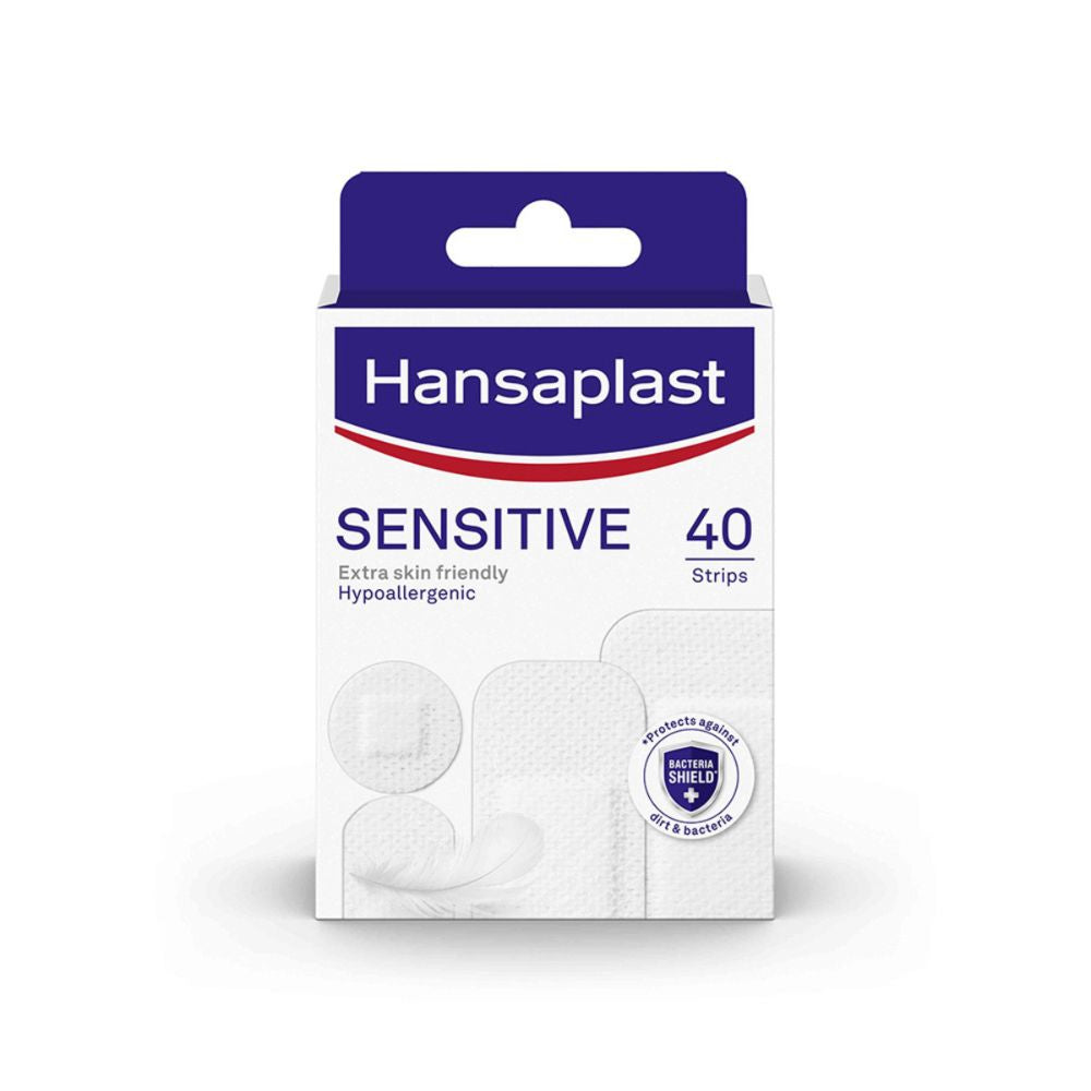 Hansaplast Sensitive 4 Size Hypoallergenic Pads 40 pcs