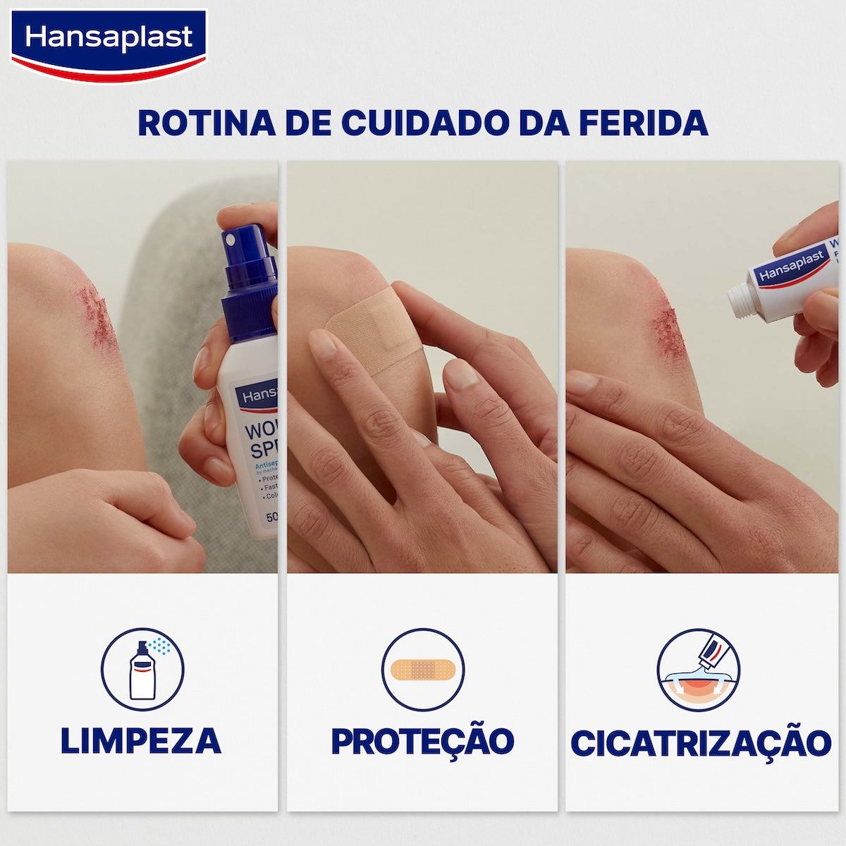 Hansaplast Spray Limpeza e Cicatrização de Feridas 100 ml