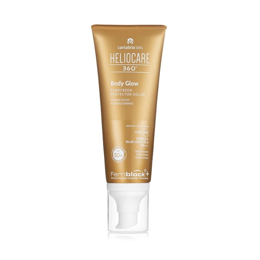 Heliocare 360 Protetor Solar Body Glow Fluido SPF50+ 100ml