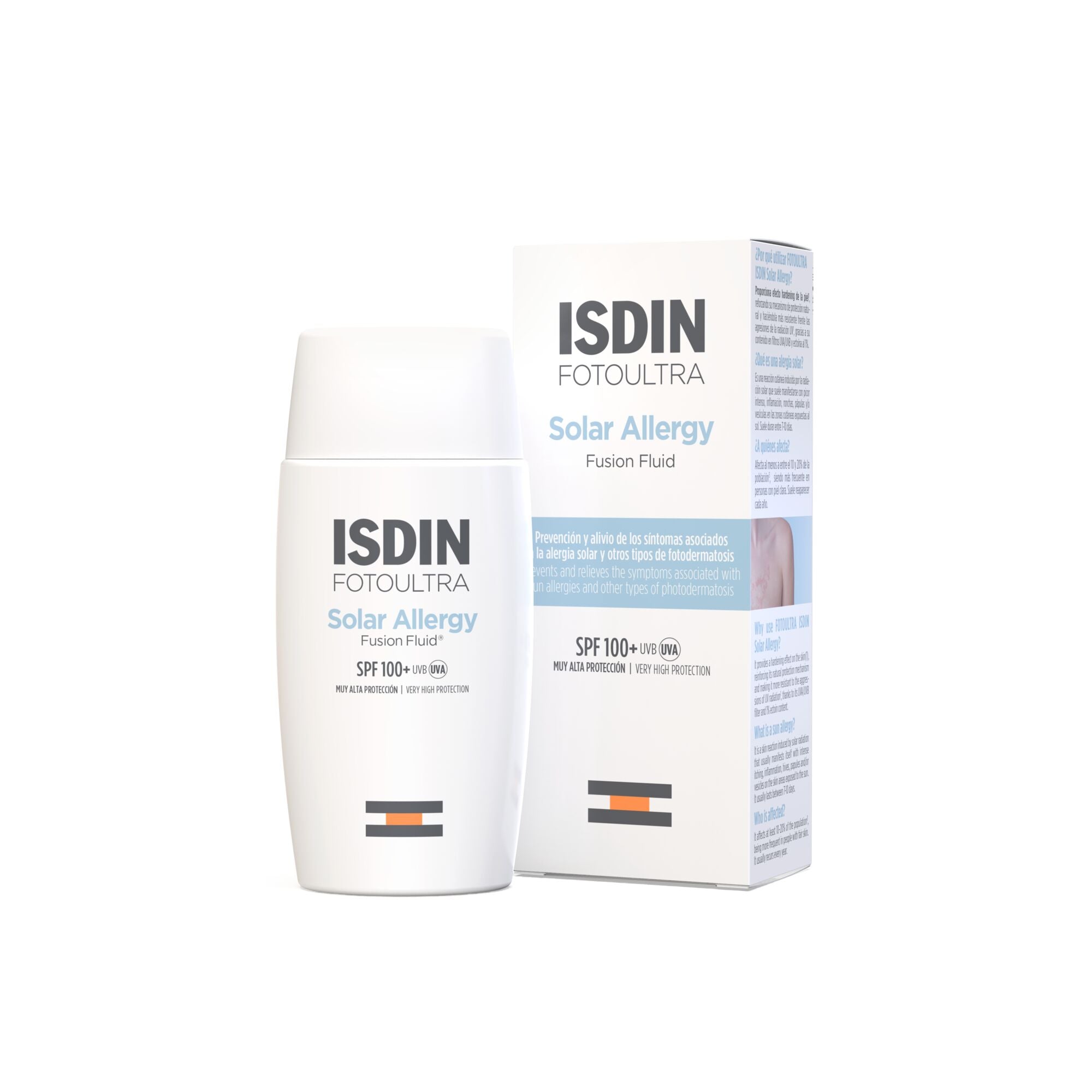 Isdin Foto Ultra Solar Allergy Fusion Fluid SPF 100+ 50 ml - Protetor Solar Alergias