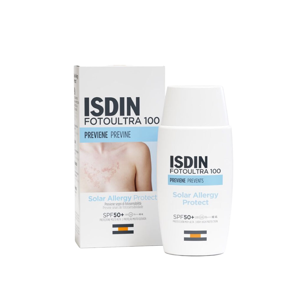 Isdin Foto Ultra Solar Allergy Fusion Fluid SPF 100+ 50 ml - Protetor Solar Alergias