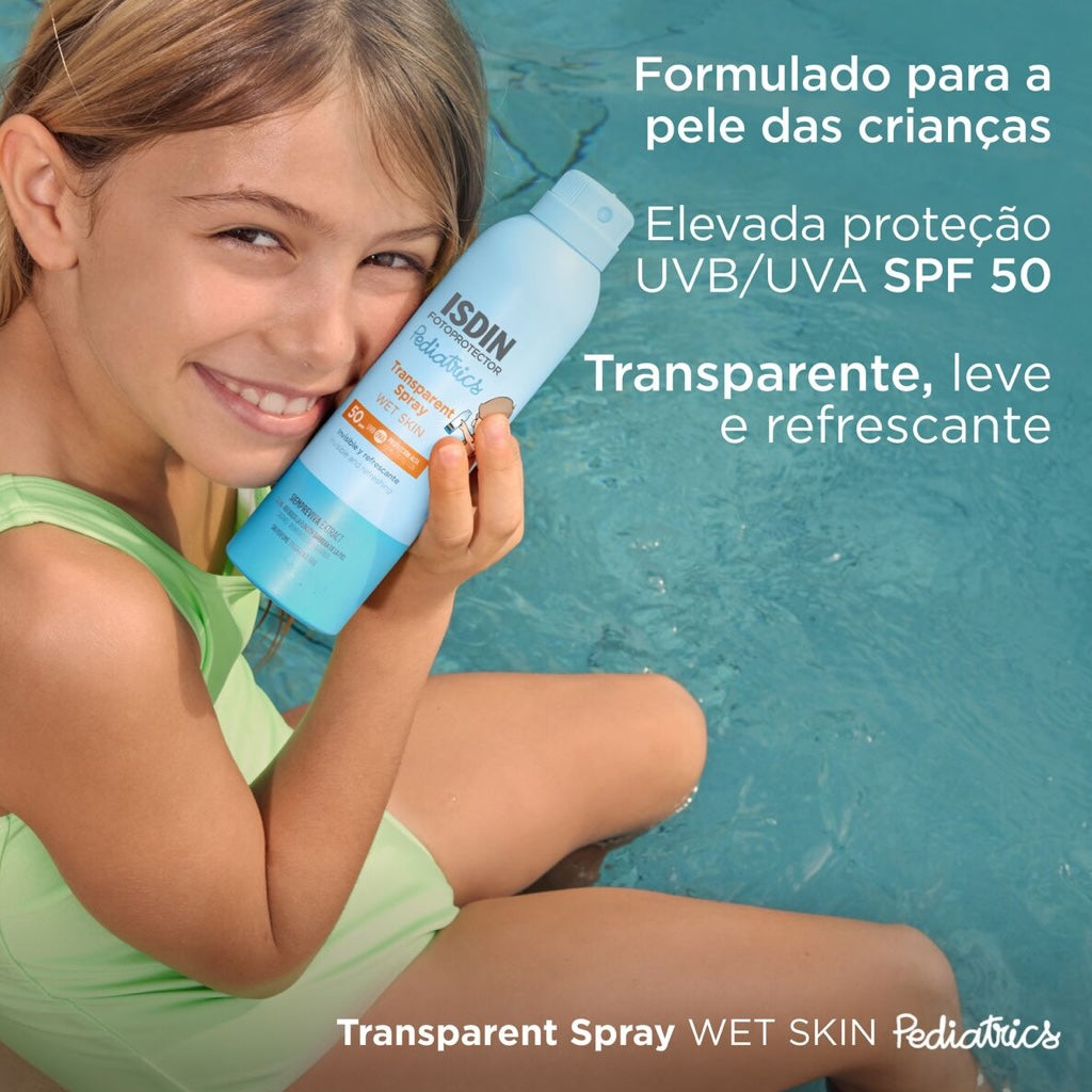 ISDIN Fotoprotector Pediatrics Transparent Spray WET SKIN SPF50 250ml