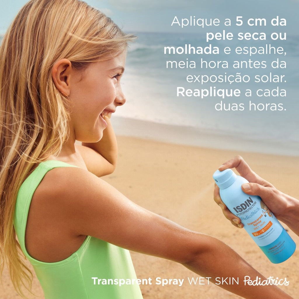 ISDIN Fotoprotector Pediatrics Transparent Spray WET SKIN SPF50 250ml