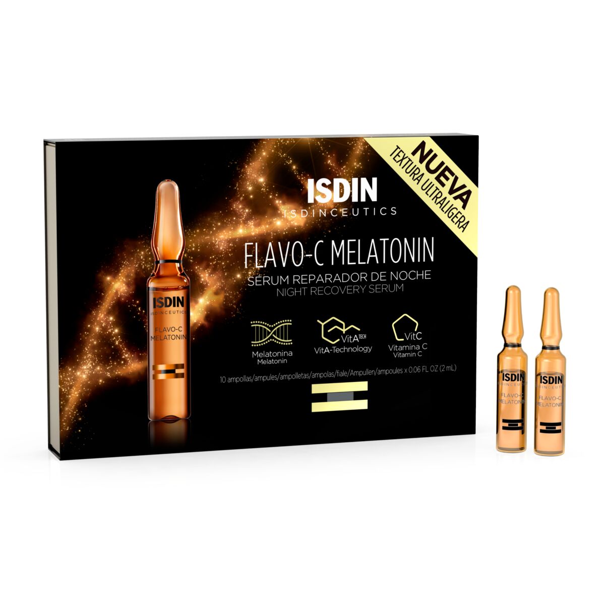isdin Isdinceutics Flavo-C Ampolas Melatonina 10x2ml