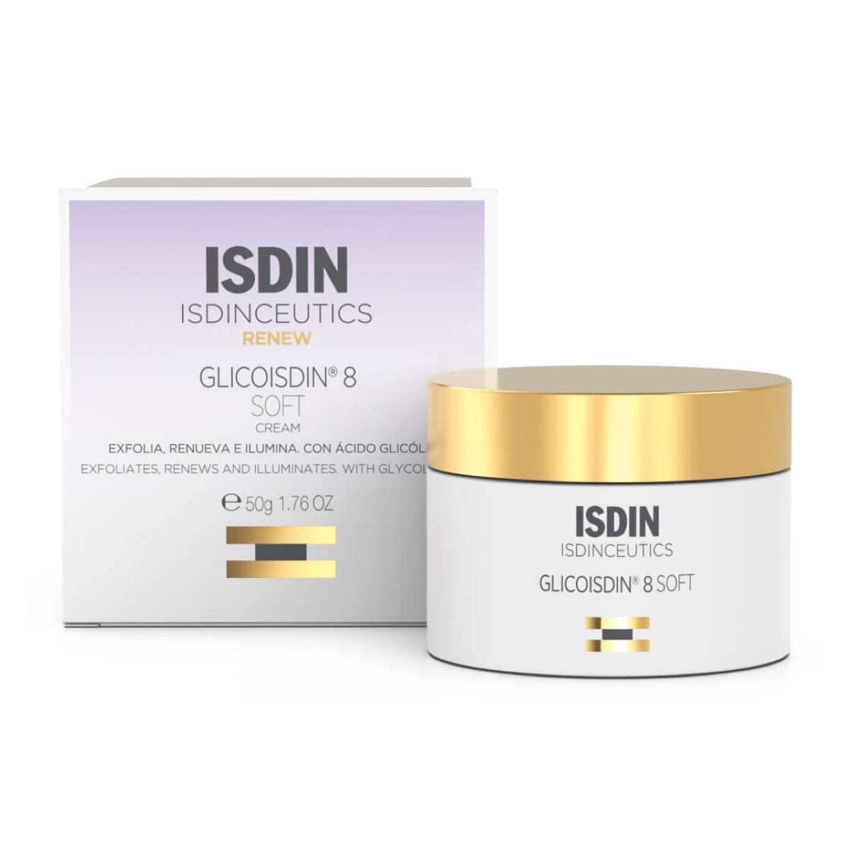 Isdin Isdinceutics Glicoisdin 8 50 ml - Creme Facial Suave