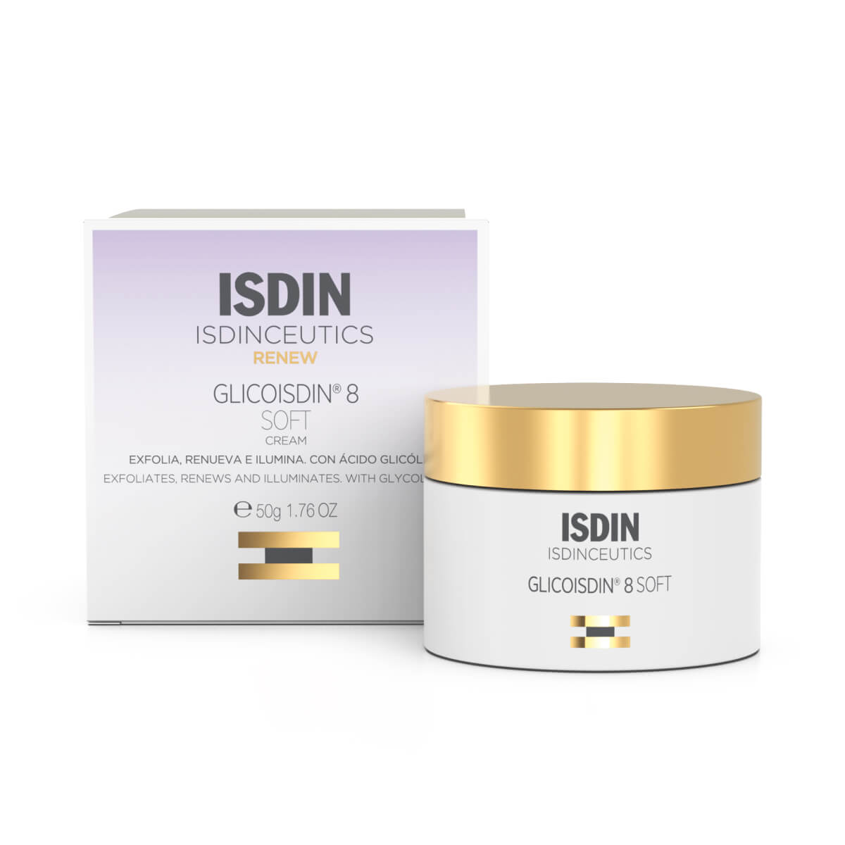 Isdin Isdinceutics Glicoisdin 8 50 ml - Creme Facial Suave