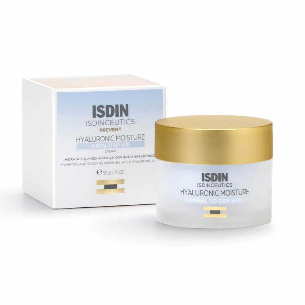 Isdin Isdinceutics Hyaluronic Hidratante Pele Normal a Seca 50g